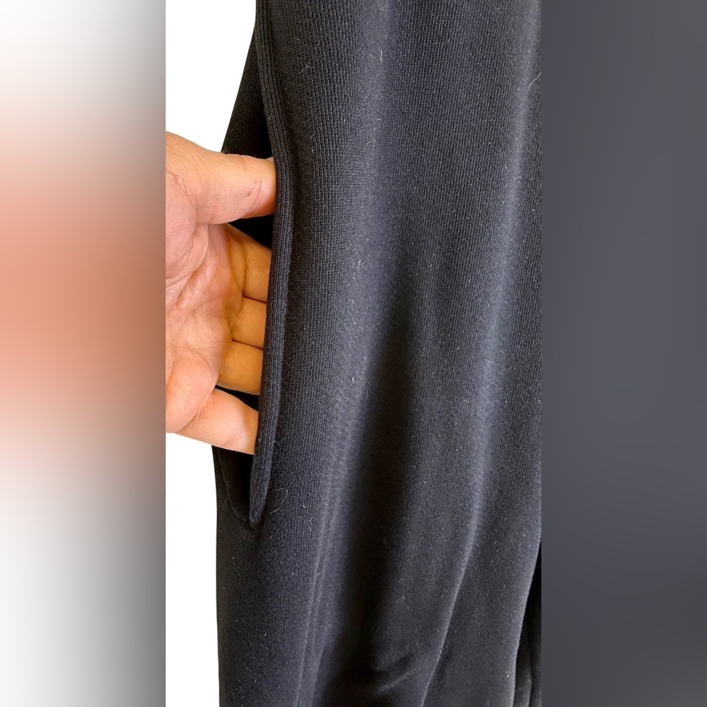 PALM ANGELS GOTHIC LOGO SWEATPANTS IN BLACK WITH BLUE HUE MULTICOLOR PRINT - Picture 3 of 8